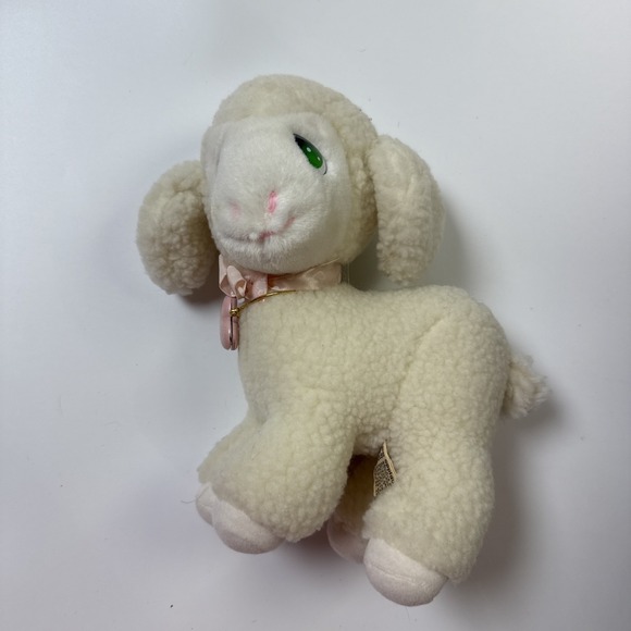 Applause Other - 1985 Applause Precious Moments 10" LEVI THE LAMB Wooly Plush Wallace Berrie